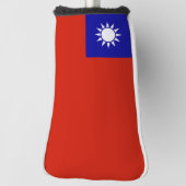 Taiwan-Flagge Golf Headcover (Rotieren 90)