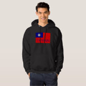 Taiwan-Flagge Hoodie (Vorne ganz)