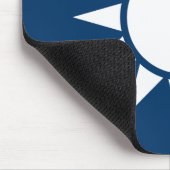 Taiwan-Flagge "Klassiker " Mousepad (Ecke)