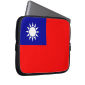 Taiwan-Flagge - Laptop-Sieb Laptopschutzhülle (Vorne Rechts)