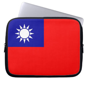 Taiwan-Flagge - Laptop-Sieb Laptopschutzhülle