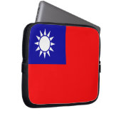 Taiwan-Flagge Laptopschutzhülle (Vorne Rechts)