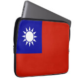 Taiwan-Flagge Laptopschutzhülle (Vorne Rechts)