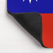 Taiwan-Flagge Mousepad (Ecke)