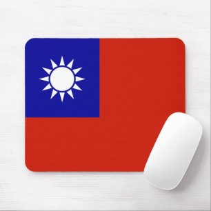 Taiwan-Flagge Mousepad
