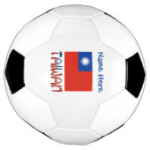 Taiwan-Flagge Personalisiert Fußball (Gedreht)