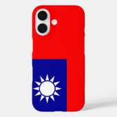 Taiwan-Flagge: Republik China, Chinesisch-Taipeh Case-Mate iPhone Hülle (Rückseite)