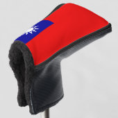 Taiwan-Flagge: Republik China, Chinesisch-Taipeh Golf Headcover (3/4 Vorderseite)