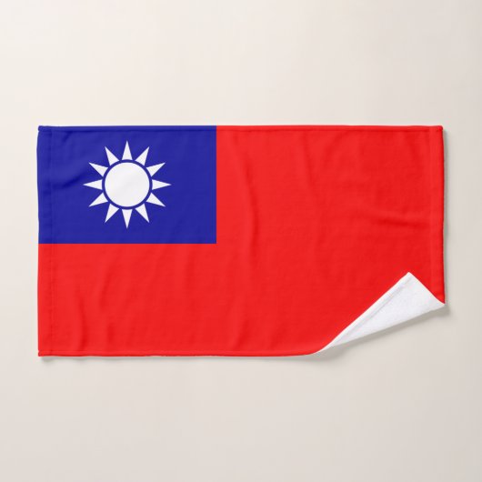 Taiwan-Flagge: Republik China, Chinesisch-Taipeh Handtuch (Handtuch)