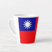 Taiwan-Flagge: Republik China, Chinesisch-Taipeh Milchtasse (Linke Ecke)
