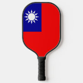 Taiwan-Flagge: Republik China, Chinesisch-Taipeh Pickleball Schläger (Vorderseite)