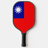 Taiwan-Flagge: Republik China, Chinesisch-Taipeh Pickleball Schläger (Rückseite)