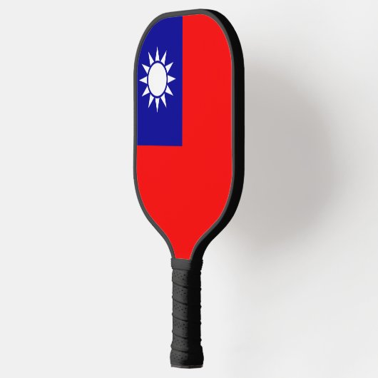 Taiwan-Flagge: Republik China, Chinesisch-Taipeh Pickleball Schläger (Links)