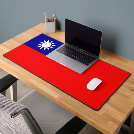 Taiwan-Flagge: Republik China, Chinesisch-Taipeh Schreibtischunterlage (Büro 2)
