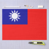 Taiwan-Flagge: Republik China, Chinesisch-Taipeh Seidenpapier (Handwerk)