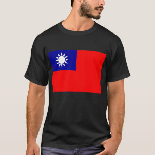 Taiwan-Flagge: Republik China, Chinesisch-Taipeh T-Shirt