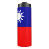 Taiwan-Flagge: Republik China, Chinesisch-Taipeh Thermosbecher (Vorderseite)