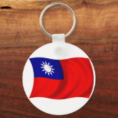 Taiwan-Flagge Schlüsselanhänger (Vorderseite)