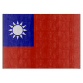 Taiwan-Flagge Schneidebrett (Vorderseite)