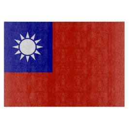 Taiwan-Flagge Schneidebrett