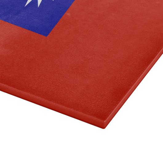 Taiwan-Flagge Schneidebrett (Ecke)