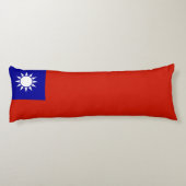 Taiwan-Flagge Seitenschläferkissen (Rückseite)