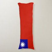 Taiwan-Flagge Seitenschläferkissen (Vorderseite Vertikal)