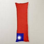 Taiwan-Flagge Seitenschläferkissen (Rückseite (Vertikal))