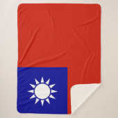 Taiwan-Flagge Sherpadecke (Vorderseite)