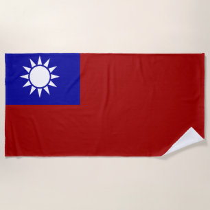 Taiwan-Flagge Strandtuch