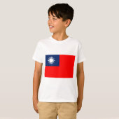 taiwan Flagge T-Shirt (Vorne ganz)