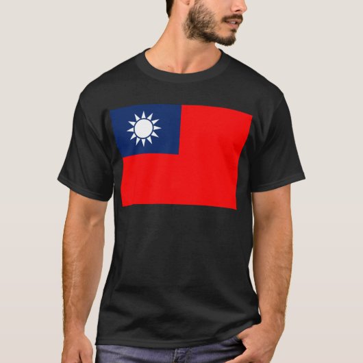 taiwan Flagge T-Shirt (Vorderseite)