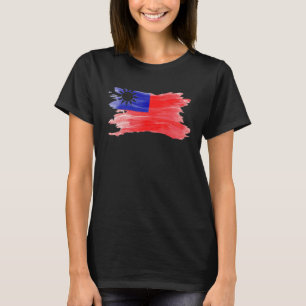 Taiwan-Flagge  Taiwanesische Flagge Taiwan  für Fr T-Shirt