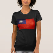 Taiwan-Flagge; Taiwanisch; 台 灣 T-Shirt (Vorderseite)