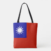Taiwan-Flagge Tasche (Rückseite)