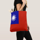 Taiwan-Flagge Tasche (Von Nahem)