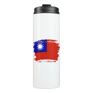 Taiwan-Flagge Thermosbecher