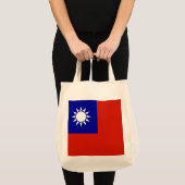 Taiwan-Flagge Tragetasche (Vorderseite (Produkt))