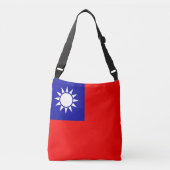 Taiwan-Flagge Tragetaschen Mit Langen Trägern (Vorderseite)