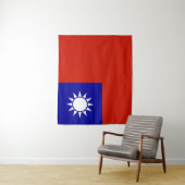 Taiwan-Flagge Wandteppich (Beispiel)