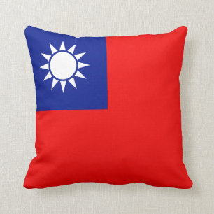 Taiwan-Flagge x Flaggenkissen Kissen