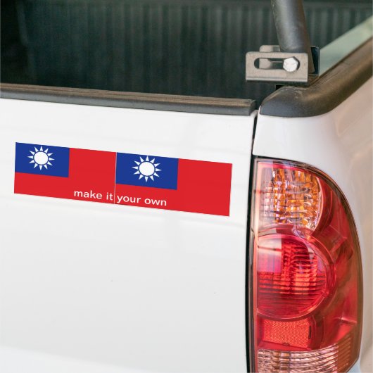 Taiwan-Flaggen-Autoaufkleber Autoaufkleber (Auf Lkw)