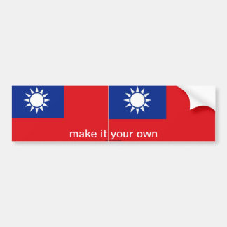 Taiwan-Flaggen-Autoaufkleber Autoaufkleber