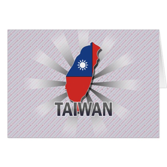 Taiwan-Flaggen-Karte 2,0 (Vorderseite (Horizontal))