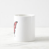 Taiwan Frack Butterfly Flag Aufkleber Kaffeetasse (Mittel)