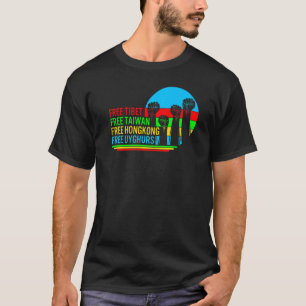 Taiwan - Freier Tibet-Protest Erste Unterstützung T-Shirt