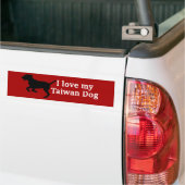 Taiwan-Hunde-Liebe Autoaufkleber (Auf Lkw)