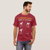 Taiwan-Hundeführer zur Schulung des Hundes-Gehorsa T-Shirt (Vorne ganz)