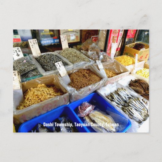 Taiwan Impression/Vintage Lebensmittelgeschäfte Postkarte (Vorderseite)