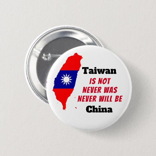 Taiwan IST KEINE China Button (Vorne & Hinten)